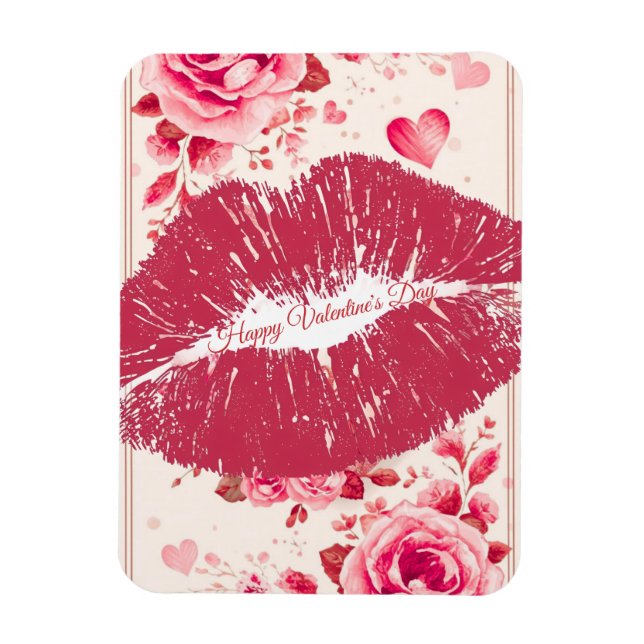 Imán Un beso para ti en el día de San Valentín (Vertical)
