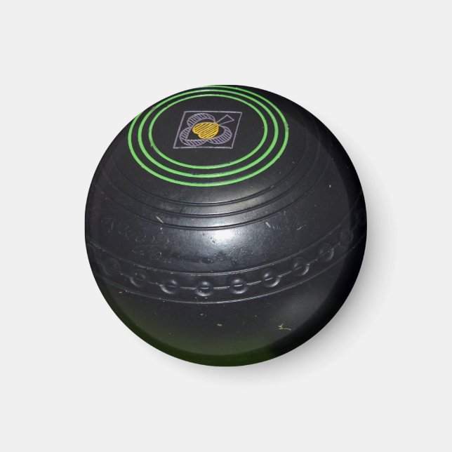 Imán Un bol de hierba de cosecha negra, (Frente)