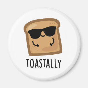 Imán Un bollo de pan tostado muy divertido