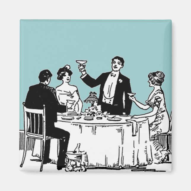 Imán Un brindis (Frente)
