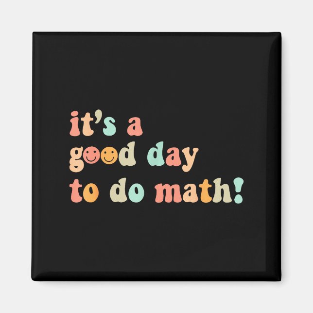 Imán Un Buen Día Para Hacer Profesor De Matemáticas Reg (Frente)
