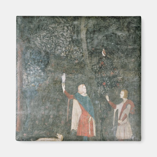 Imán Un caballero Hawking, desde la sala Stag, 1343 (Frente)