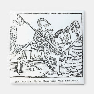 Imán Un caballero, juego de Caxton del 'de los