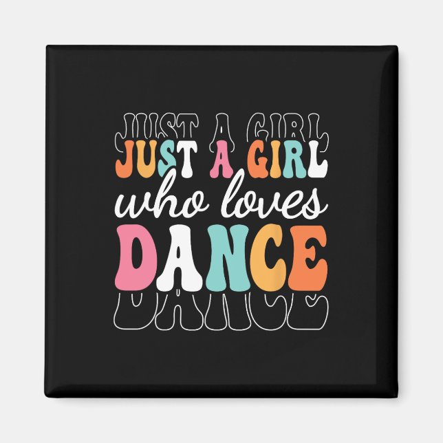 Imán Un Chica que ama a la bailarina bailarina bailarin (Frente)
