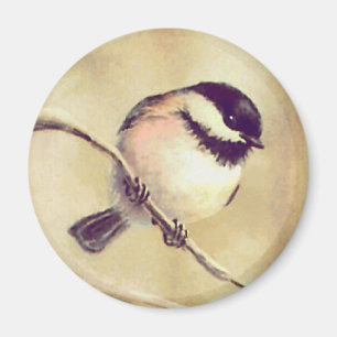 IMÁN UN CHICKADEE DE SHARON SHARPE