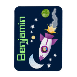 Imán Un chico lindo en el ilustracion de personalizado 