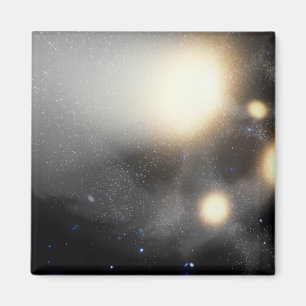 Imán Un choque-para arriba de galaxias