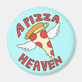 Imán Un cielo de pizza