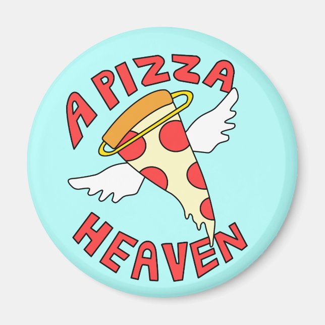 Imán Un cielo de pizza (Frente)