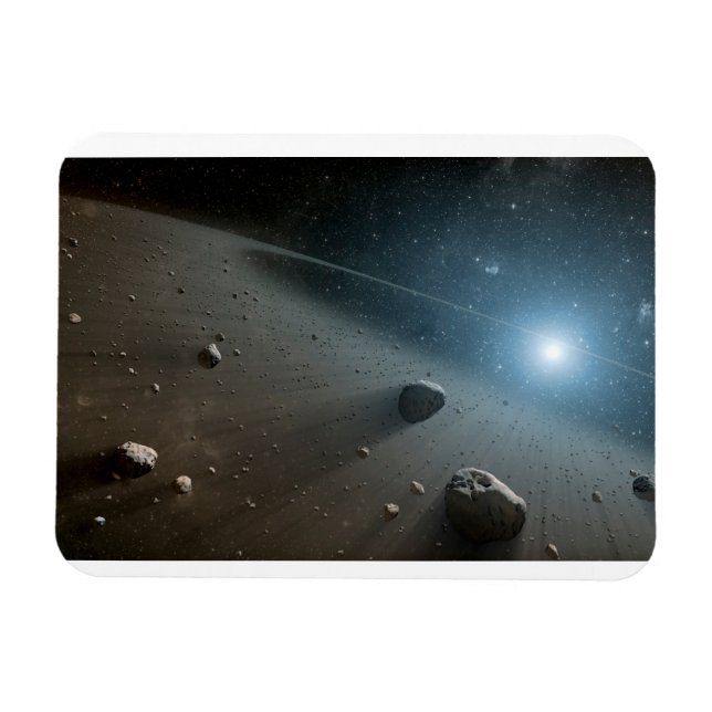 Imán Un Cinturón De Asteroides Alrededor De La Luminosa (Horizontal)