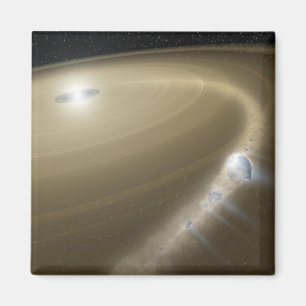 Imán Un cometa que es rasgado a los fragmentos