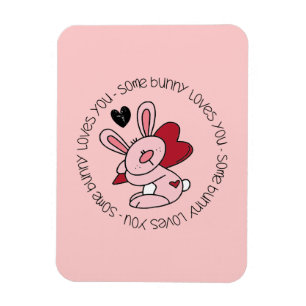 Imán Un conejo te ama