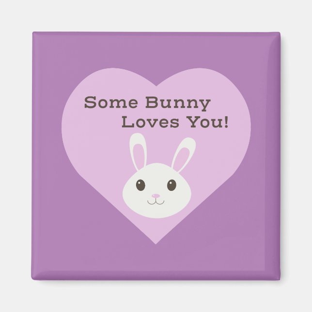 Imán Un conejo te ama (Frente)