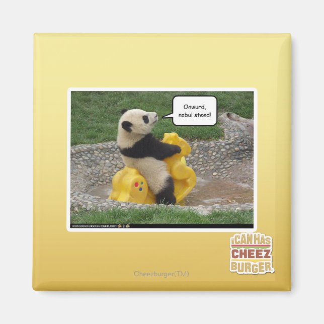 Imán ¡Un cordero noble! (Frente)