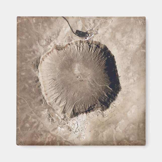 Imán Un cráter de impacto meteorológico (Frente)