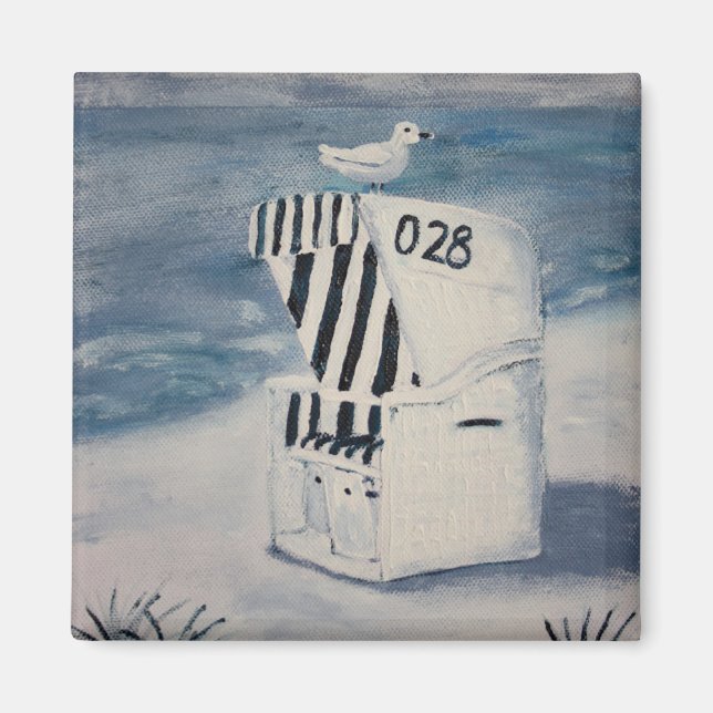 Imán Un día al mar (Frente)