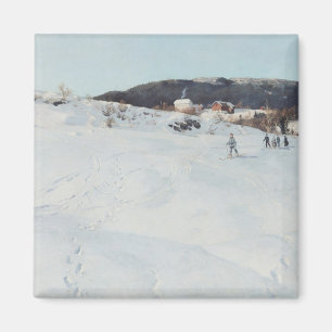 Imán Un día de invierno en Noruega, 1886