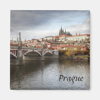 Imán Un día de tormenta en una foto de recuerdo en Prag