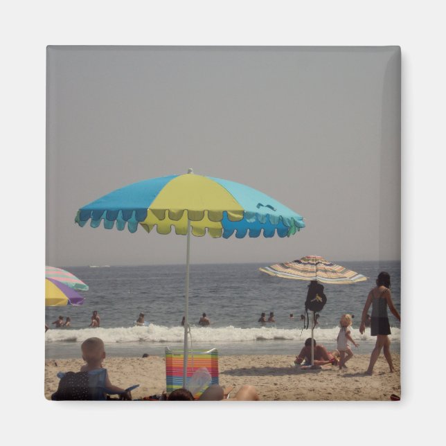 Imán Un Día En La Playa (Frente)