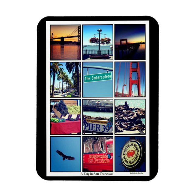Imán Un día en San Francisco (Vertical)