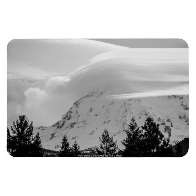 Imán Un día frío en marzo (Horizontal)