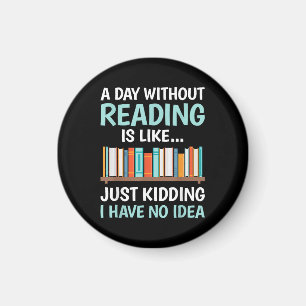 Imán Un Día Sin Leer es Como Amante de los Libros Gusan