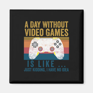 Imán Un día sin videojuegos divertidos videojuegos
