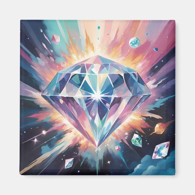 Imán Un diamante espacial (Frente)