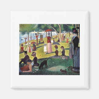 Imán Un dimanche après-midi à l'Îl by Georges Seurat