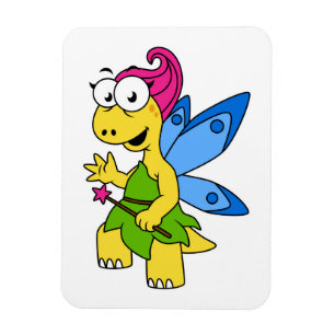 Imán Un dinosaurio de Fairysaur Personalizado.