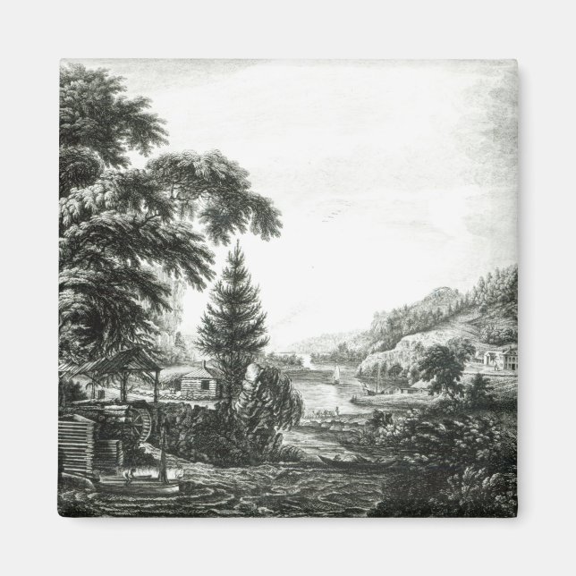 Imán Un diseño para representar el principio y (Frente)