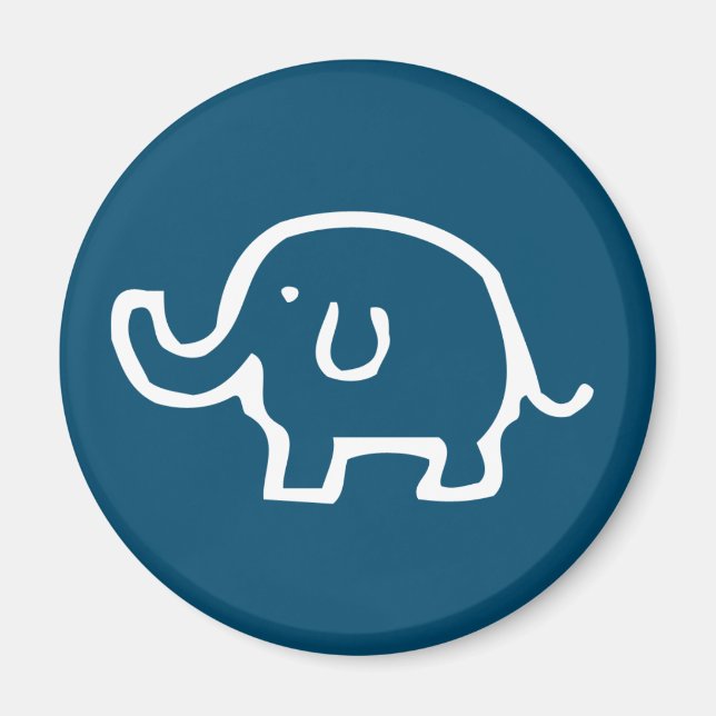 Imán Un elefante blanco (Frente)