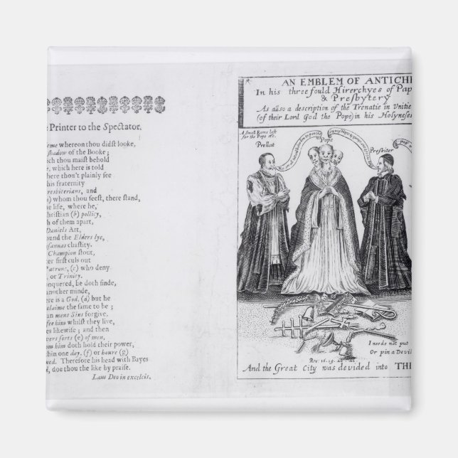 Imán Un emblema del anticristo (Frente)