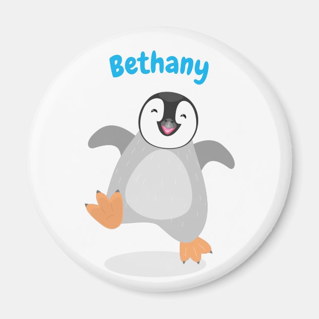 Imán Un emperador alegre, un personalizado de polluelos (Frente)