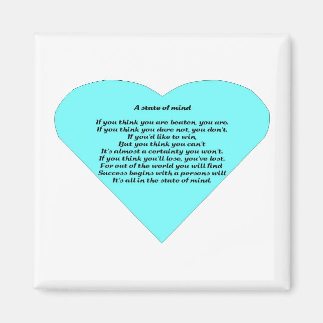 Imán Un estado de ánimo (Frente)