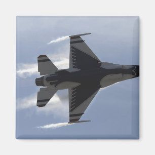 Imán Un F-16 Fighting Falcon provoca altos G