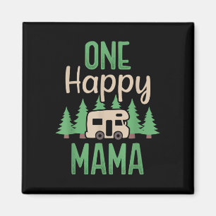 Imán Un Feliz Campista Feliz Mamá Cumpleaños Número Uno