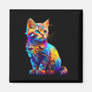 Imán Un Gato Agradable Para Los Amantes De Los Gatitos