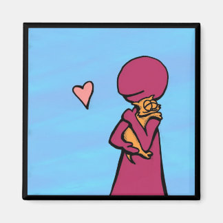 Imán Un gato ama los abrazos