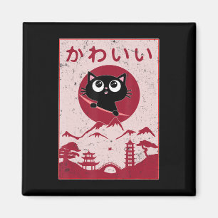 Imán Un gato antiguo de Kawaii Anime Chicas de regalo j