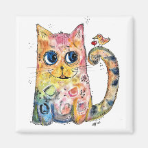 Un gato feliz y caprichoso