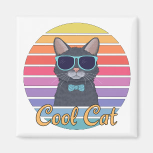 Imán Un gato Guay