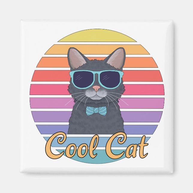 Imán Un gato Guay (Frente)