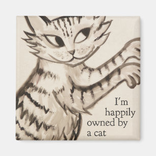 Imán Un gato me poseo feliz