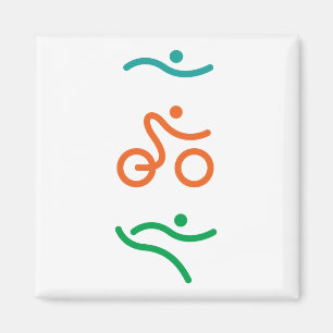 Imán Un gran regalo de Triatlón para tu amigo o familia