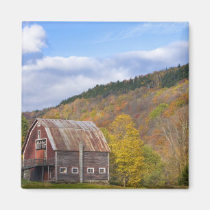 Imán Un granero en las Green Mountains de Vermont. Hanc