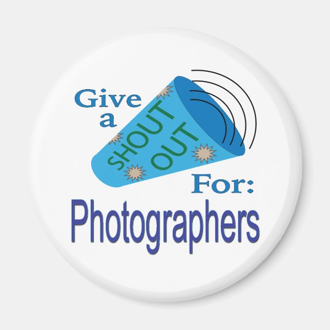 Imán Un Grito para Fotógrafos (Frente)
