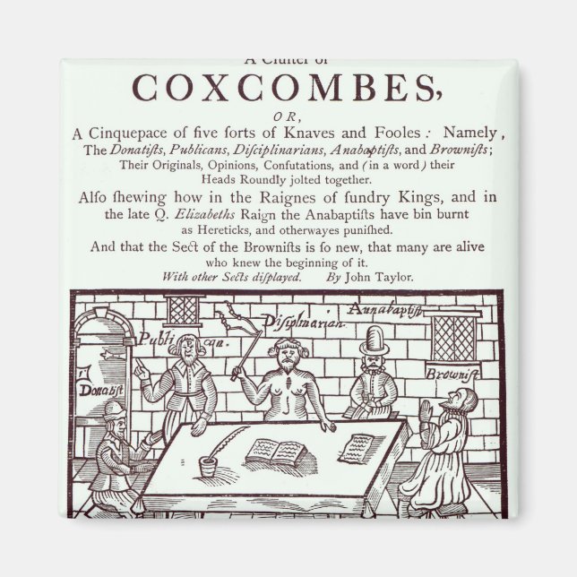 Imán Un grupo de Coxcombes' de John Taylor (Frente)