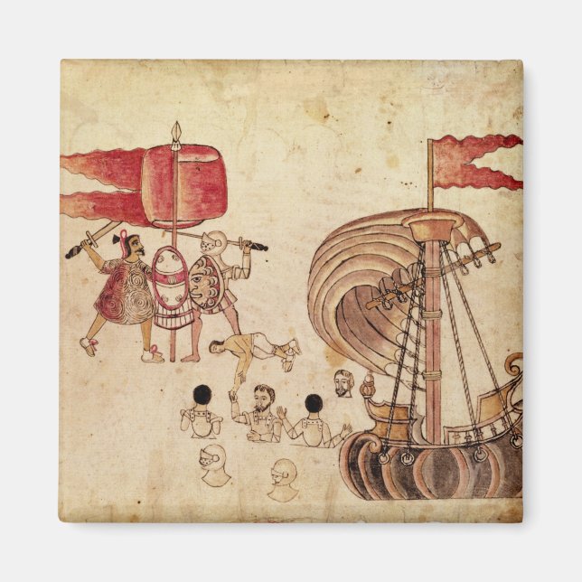 Imán Un guerrero tlaxcalano (Frente)