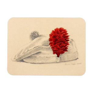 Imán Un hackle rojo Black Watch 2004